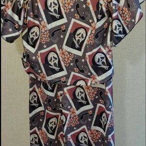 Girls Boutique Scream Ghostface 2 Piece Set Size 7/8 Like New